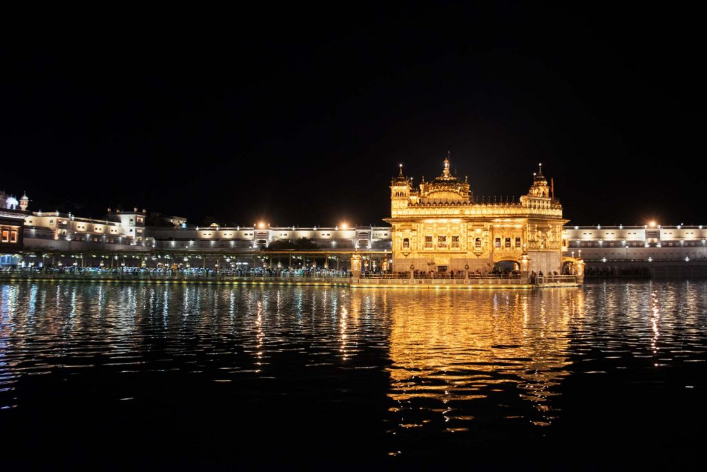 Templo dorado en Amritsar