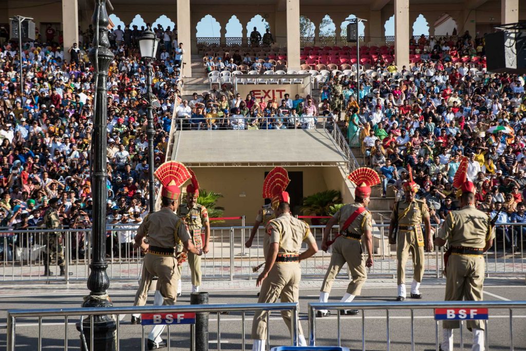 Frontera con Pakistan en Amritsar