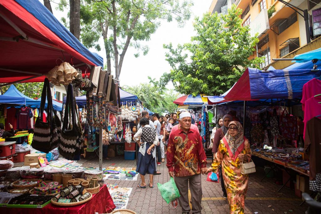 Mercado mañanero Kota kinabalu